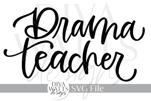 Drama Teacher SVG: A Vibrant Design for Educators