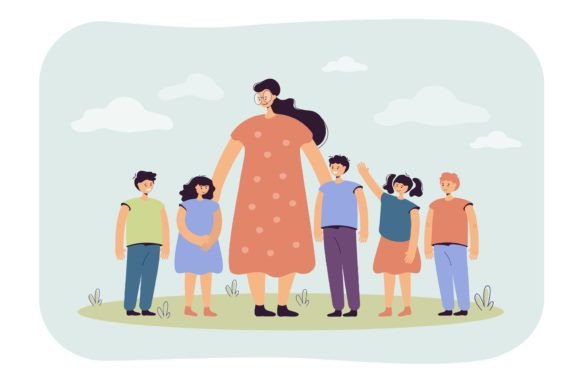 Female Teacher and Kids Walking Outdoors: A Guide to Outdoor Pedagogy