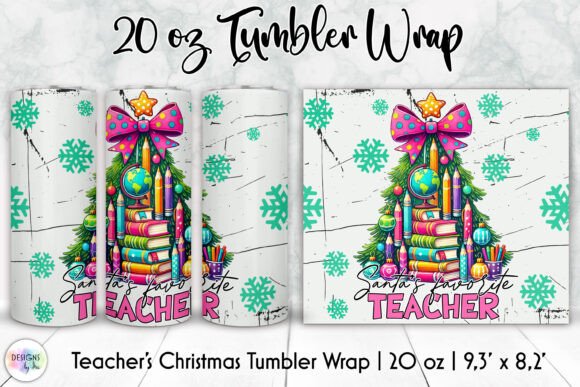 Teacher Christmas Tumbler Wrap 20 Oz: A Festive Digital Design Guide