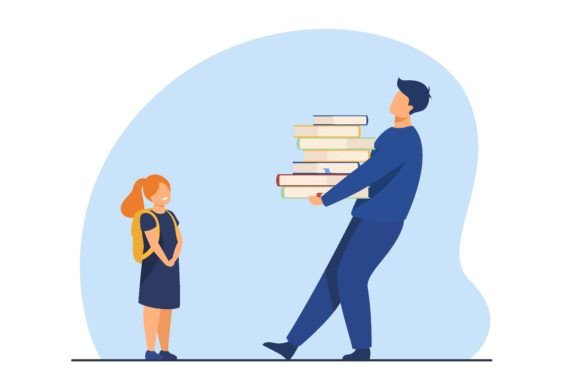 Teacher Giving Knowledge to Student: A Visual Guide for Educational Design